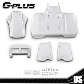 Tianchuan20060302504 Tianchuan Fit For 85-86 Honda Atc 350x Front And Rear Fender Complete Set White Plastic