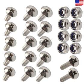 Topgearsltd 710359553682 For Yamaha Banshee Fender Bolts Screws Nut Mount Kit Plastics Hardware 04-06