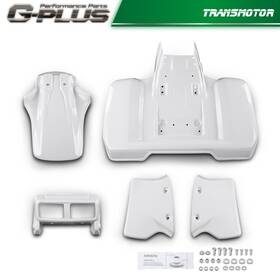 Tra814508 Transmotor2013 Fit For Honda Atc 350x 85 - 86 White Plastic Front And Rear Fender Complete Set