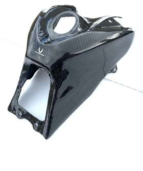83700-hp1-a00zd Ucarbonex For Honda Trx450r Trx450er 450er Black Gas Tank Cover Real Carbon Fiber Glossy