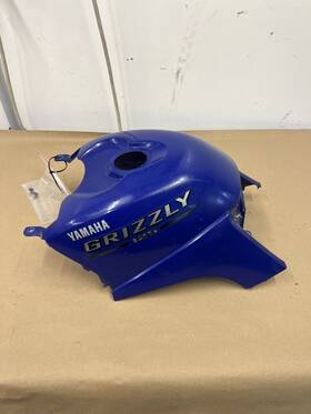 1c5-2171a-10-00 Yamaha 2005 Grizzly 125 Blue Gas Tank Cover And Hardware B681