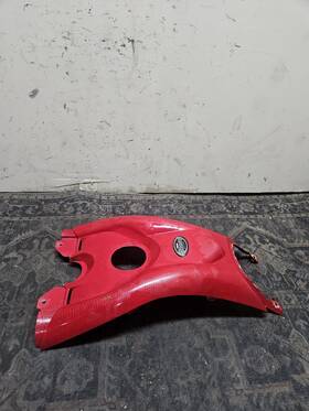 1s3-2171a-30 Yamaha Special Edition 2006-2012 Raptor 700 Gas Tank Cover Plastic Red Carbon