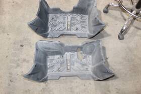 1sc-f7453-00-00 Yamaha Grizzly 300 Yfm300g Left Right Mud Splash Guards Footwells