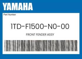 1td-f1500-n0-00 Yamaha Genuine Front Fender Assy -