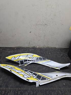 1td-f1712-30 Yamaha 14-24 Yfz450r Oem Side Cover Panel Yellow 60th Plastic Right Left 450r