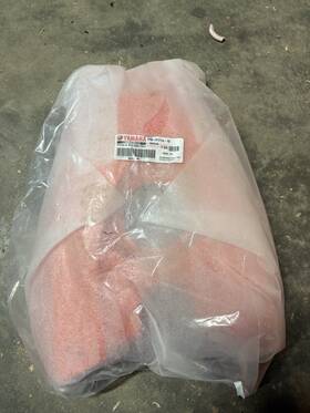 Yamaha 1td-f171a-10-00 Yfz450r Yfz 450r Orange Gas Tank Cover 2014-2024