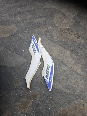 1td-f1721-70 Yamaha 2009-24 Yfz450r Oem Side Cover Panel White Right Left 450r