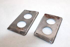 2hr-21523-00-00 Yamaha 91 Big Bear 4wd Oem Front Fender Backing Plate Set Ay43