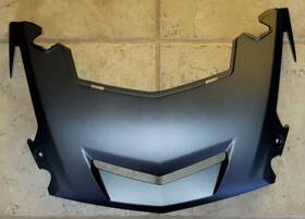 2ud-f330d-b0 Yamaha Grizzly Eps Xt R Front Fender Dark Gray Nose Hood Panel 2025