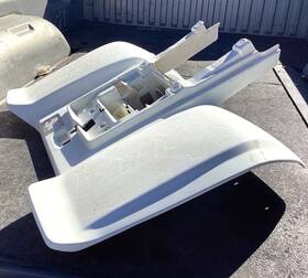 3gd-w2161-d2-00 Yamaha 1999 Warrior 350 Rear Fender Back Plastics