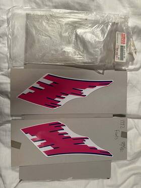 Yamaha 3gg-21570-a0-00 1992 Banshee Oem Front Fender Graphic Set Nos 3gg-21570-00-00