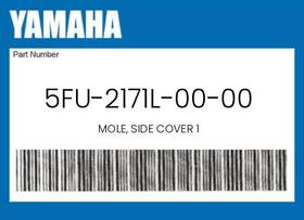 Yamaha 5fu-2171l-00-00 Genuine Mole Side Cover 1 -