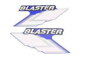 5kj-2165b-01-00 Yamaha New Oem Blue Blaster Rear Fender Graphic Decal Kit Nos
