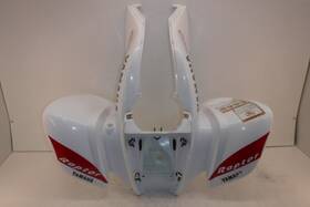 5th-w2151-20-00 Yamaha 04-06 Raptor 80 Front White Upper Nose Fairing Cowl Fender Hood Oem