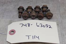90109-06262-00 Yamaha 09-14 Grizzly 350 450 Oem Mud Splash Guards Footwell Foot Well Bolts