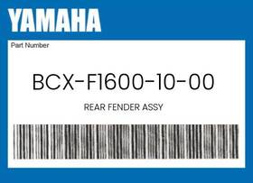 Bcx-f1600-10-00 Yamaha Genuine Rear Fender Assy -