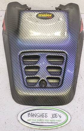 4608 Yamaha Bjr#4608 88-02 Blaster Front Hood Maier Carbon Fiber Look