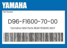 D96-f1600-70-00 Yamaha Genuine Rear Fender Assy -