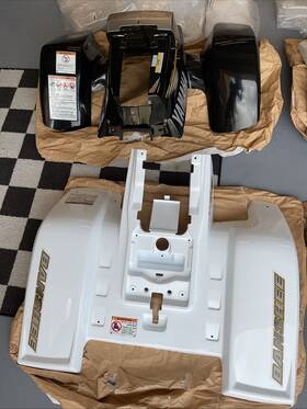 T240129a Yamaha 2002 Banshee 350 Original Full Fender Kit Oem