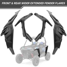 Ap-0405-0018 Zxmt 2xl Front Rear Extended Fender Flares For 2014-2023 Polaris Rzr Xp 4 1000 Turbo