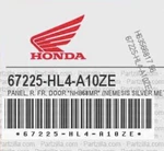 Honda Pioneer 1000-5 (rh) Panel Nemesis Silver Metallic 67225-HL4-A10ZE. Fixed Price $84.99.