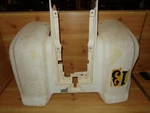 1987-88 Yamaha Warrior Rear Fender White Plastic 3GD-W2161-52-00. Fixed Price $40.00.