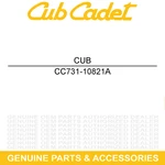 Cub Cadet 731-10821A Left Hand Middle Fender Challenger 400 4X2 4X4 Vehicles. Fixed Price $250.34.