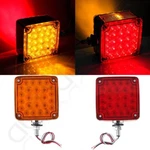 Amber/red Left,right Double Face Stud Mount Pedestal Fender Stop Turn Tail Light. Fixed Price $36.99.
