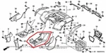 New Oem Honda TRX500 Fourtrax Foreman Rubicon Rear Left Splash Guard Foot Board. Fixed Price $179.95.