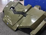 5438256-498 W/2207125 Polaris Ranger Hood With Dash And Center Access Panel. Fixed Price $399.00.