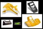 New Suzuki LT250R Plastic Yellow Front And Rear Fenders Custom Black Carbon Hood. Fixed Price $818.23.