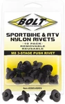 Bolt 2005-8SRIV M8 Three Stage Push Rivet Kit 10/PK. Fixed Price $16.64.