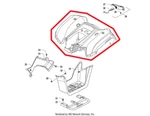 Arctic Cat Alterra 450 Rear Fender Blue New Oem. Fixed Price $714.95.