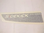 Oem Kubota Manufacturing Right Door Label K7811-66113 Sidekick RTV-XG850. Fixed Price $34.99.
