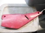 Kawasaki Oem Right Red Side Cover 2004-2007 KL650 # 36001-1537-260. Fixed Price $74.95.