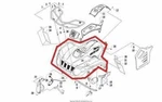 Oem New Arctic Cat 366 Red Front Upper Nose Fairing Cowl Fender Hood 2001. Fixed Price $534.95.