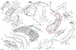 New Oem Can-am Maverick 1000T Efi Left Rear Inner Fender. Fixed Price $84.95.