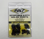 Bolt Sportbike & Atv Nylon Rivets M8 3-STAGE Push 10 Pack 2005-8SRIV New. Fixed Price $5.99.