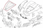 New Oem Can-am Commander Max 800 1000 Front Hood Access Panel Red. Fixed Price $449.95.