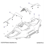 Polaris 5455774-653 Panel-dash,trim,rh,ttm Bak Bbk Dak Dbk. Fixed Price $43.95.