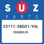 53111-38G01-YHL Suzuki Fender,fr 5311138G01YHL, New Genuine Oem Part. Fixed Price $278.15.