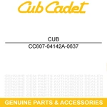 Cub Cadet 607-04142A-0637 Hitch Assembly Receiver. Fixed Price $198.26.