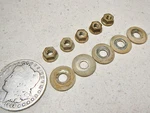 85 Honda Fourtrax TRX125 Right/left Rear Fender Mud Flap Mounting Nuts. Fixed Price $11.24.