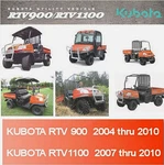 Kubota Rtv 1100-900 Factory Digital Service Manual 2004 2010 Computer Cd !!. Fixed Price $12.97.