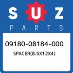 09180-08184-000 Suzuki SPACER(8.5X12X4) 0918008184000, New Genuine Oem Part. Fixed Price $27.41.