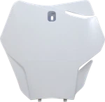 Ufo Replacement Front Number Plate White GG07106-041. Fixed Price $27.99.