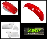 New Honda 90-03 Xr 200R Fighting Red Front And Rear Fenders White Side Panels. Fixed Price $244.24.