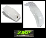 New Honda 90 - 03 Xr 200R White Plastic Front And Rear Motorcycle Fender Set. Fixed Price $133.14.