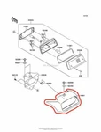 New Oem Kawasaki Taillight Lamp Cover Black. Fixed Price $34.95.