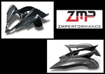 New Yamaha Raptor 700 06-12 Black Carbon Fiber Plastic Front And Rear Fender Set. Fixed Price $725.79.
